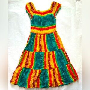 Vibrant Multicolor Women’s Dress